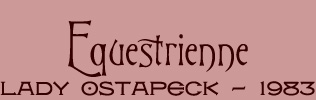 Equestrienne Title